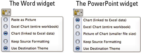 将Excel图表复制到Word或PowerPoint？